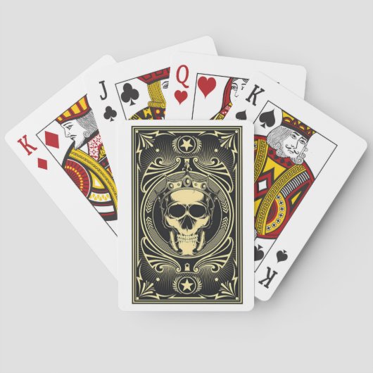 Schedel Koning Pokerkaarten (Achterkant)
