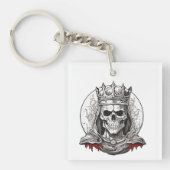 SCHEDEL KONINGIN SLEUTELHANGER (Voorkant)