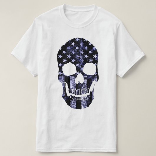 Schedel Krijger USA T-shirt (Design voorkant)