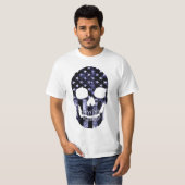 Schedel Krijger USA T-shirt (Voorkant volledig)