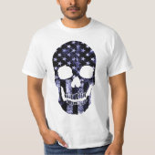 Schedel Krijger USA T-shirt (Voorkant)