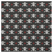 Schedel & Kruis mode stof - Piraten /Halloween (Swatch)