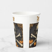 Schedel & Kruisbeenderen vergif Papieren Bekers (Rechts)