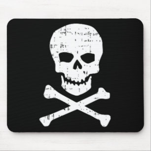 Schedel Kruisbeenderen Zak Halloween Kostuum Skele Muismat