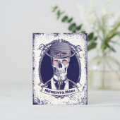  schedel Kunst Memento Mori briefkaart (Staand voorkant)