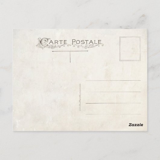  schedel Kunst Memento Mori briefkaart (Achterkant)