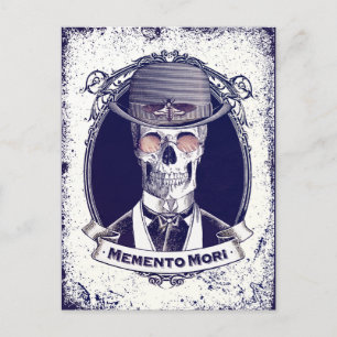 schedel Kunst Memento Mori briefkaart