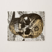 schedel legpuzzel (Horizontaal)