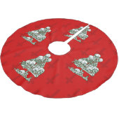 Schedel Lelijk Kerstboom Skelet Gotisch Kruis Kerstboom Rok (Gekanteld)