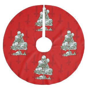 Schedel Lelijk Kerstboom Skelet Gotisch Kruis Rok