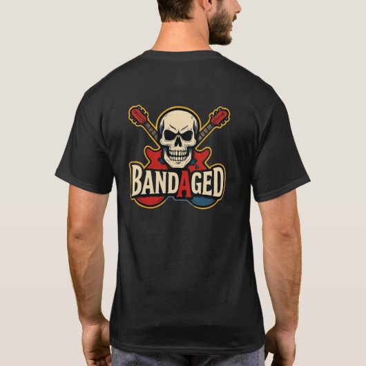 Schedel Logo T-shirt Double (Achterkant)