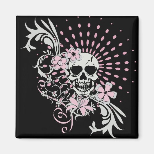  schedel magneet (Voorkant)