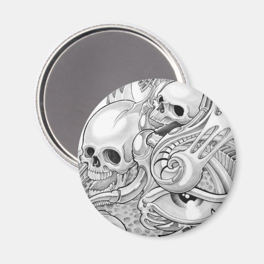 schedel magneet (Voorkant / Achterkant)