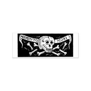  schedel Memento Mori Stamp Rubberstempel