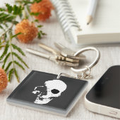 Schedel, mens, hoofd sleutelhanger (Voorkant Rechts)