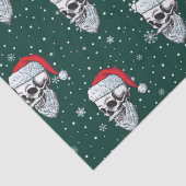 Schedel met Baard Kerst Tissue Papier (Detail)