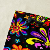 Schedel met bloemen Strandlaken (In situ)