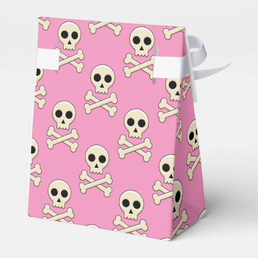 Schedel met Botten Bedankdoosjes (Achterkant)