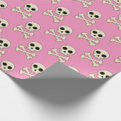 Schedel met Botten Cadeaupapier (Hoek)