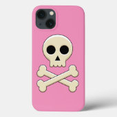 Schedel met Botten Case-Mate iPhone Case (Achterkant)