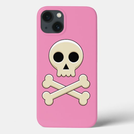 Schedel met Botten Case-Mate iPhone Case (Achterkant)