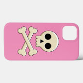 Schedel met Botten Case-Mate iPhone Case (Achterkant (horizontaal))