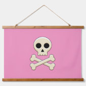 Schedel met Botten Hangend Wandkleed (Voorkant)