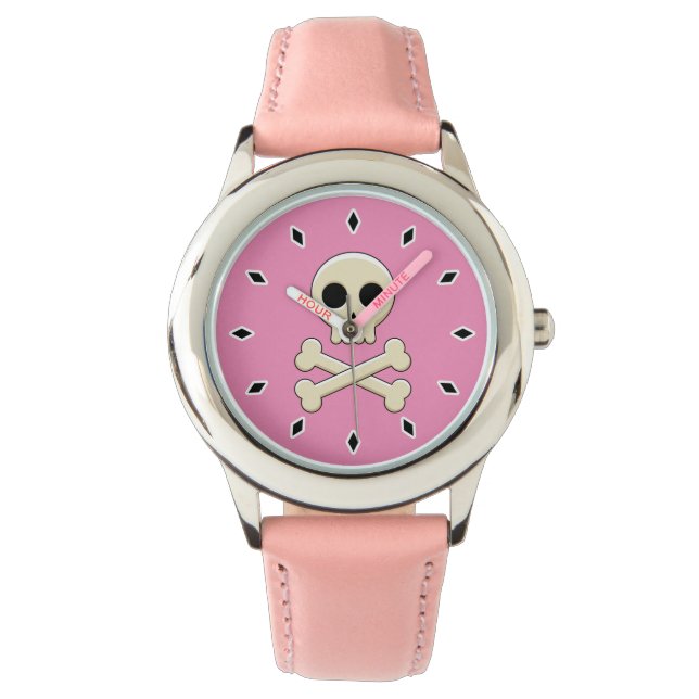 Schedel met Botten Horloge (Voorkant)