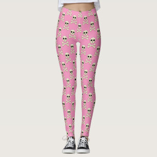 Schedel met Botten Leggings