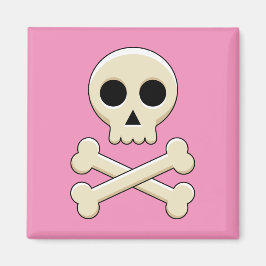 Schedel met Botten Magneet