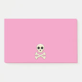 Schedel met Botten Post-it® Notes (Voorkant)