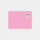 Schedel met Botten Post-it® Notes (Voorkant)