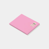 Schedel met Botten Post-it® Notes (Schuin)