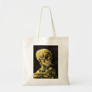 Schedel met brandende sigaret van Vincent van Gogh Tote Bag
