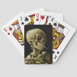 Schedel met brandende sigaret   Vincent van Gogh Pokerkaarten