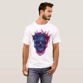 Schedel met doornenkroon t-shirt (Voorkant volledig)