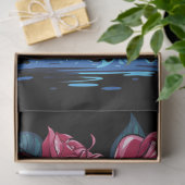 Schedel met Dripping Rozen 1 Decoupage Papier (Geschenk)