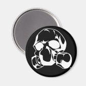 Schedel met gasmasker magneet (Voorkant / Achterkant)