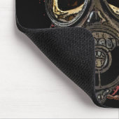 Schedel Met Gasmasker Muismat (Hoek)