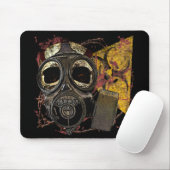 Schedel Met Gasmasker Muismat (Met muis)