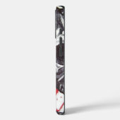 Schedel met hoofdtelefoon ontwerp Case-Mate iPhone case (Achterkant / Links)