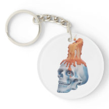 Schedel met kaars / Totenkopf mit Kerze