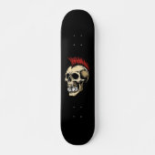 Schedel met Mohawk Punk Rock Persoonlijk Skateboard (Voorkant)