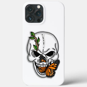schedel met monboogvlinder Case-Mate iPhone case
