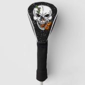 schedel met monboogvlinder golfheadcover (Voorkant)