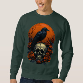 Schedel met Rozen & Crow Gothic T-Shirt