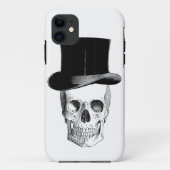 schedel met Tophat Case-Mate iPhone Case (Achterkant)