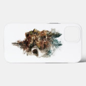 Schedel met Wildlife Design Trucker Hat Case-Mate iPhone Case (Achterkant (horizontaal))
