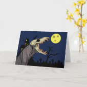 Schedel Monster Kaart (Gele Bloem)