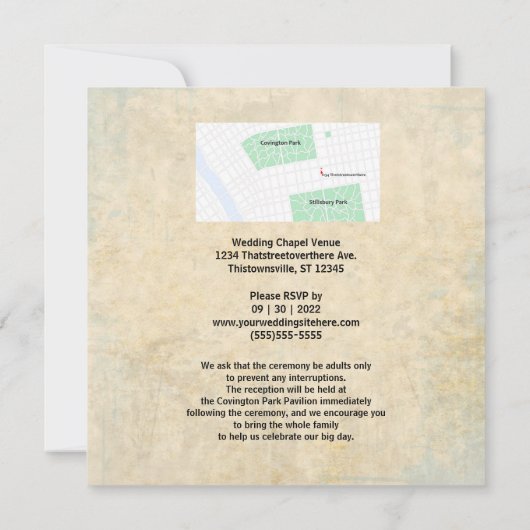 Schedel Motten met Rozen Gotische Halloween Bruilo Kaart (Achterkant)